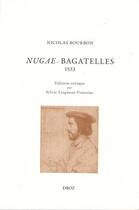 Couverture du livre « Mémoires » de Bourbon Nicolas aux éditions Droz