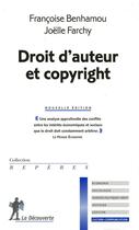 Couverture du livre « Droit d'auteur et copyright » de Benhamou/Farchy aux éditions La Decouverte