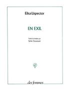 Couverture du livre « En exil » de Elisa Lispector aux éditions Des Femmes