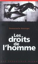 Couverture du livre « Les Droits De L'Homme » de Emmanuelle Duverger aux éditions Milan