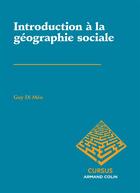Couverture du livre « Introduction à la géographie sociale » de Guy Di Meo aux éditions Armand Colin
