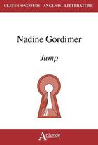 Couverture du livre « Nadine Gordimer, jump » de  aux éditions Atlande Editions