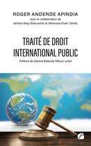 Couverture du livre « Traité de Droit International Public » de Roger Andende Apindia aux éditions Editions Du Panthéon