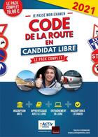 Couverture du livre « Je passe mon examen ; code de la route en candidat libre ; le pack complet (édition 2021) » de  aux éditions Toucan