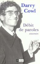 Couverture du livre « Debit de paroles » de Darry Cowl aux éditions Archipel