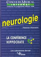 Couverture du livre « La conference hippocrate ; neurologie » de Hassan Hosseini aux éditions Concours Medical