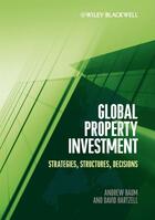 Couverture du livre « Global Property Investment » de Andrew E. Baum et David Hartzell aux éditions Wiley-blackwell