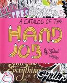 Couverture du livre « Hand job a catalog of type » de Perry Michael aux éditions Princeton Architectural