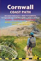 Couverture du livre « Cornwall coast path » de Henry Stedman et Joel Newton aux éditions Trailblazer