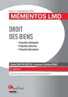 Couverture du livre « Droit des biens » de Druffin-Bricca S. aux éditions Gualino Editeur