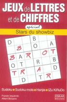 Couverture du livre « Jeux de lettres et de chiffres t.1 ; stars du show-biz » de Izquierdo Et Bolzano aux éditions Oskar