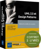 Couverture du livre « UML 2.5 et Design Patterns - Coffret de 2 livres : maîtrisez les modèles de conception » de Laurent Debrauwer et Fien Van Der Heyde et Yannick Evain et Sebastien Ferrandez aux éditions Eni