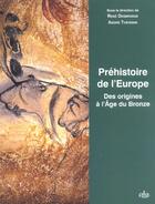 Couverture du livre « Prehistoire de l europe » de Desrosse R aux éditions Cths Edition