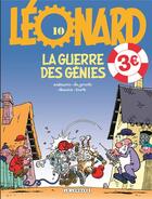 Couverture du livre « Léonard t.10 : la guerre des génies » de Bob De Groot et Turk aux éditions Lombard