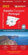 Couverture du livre « Espagne, portugal 2023 - indechirable » de Collectif Michelin aux éditions Michelin