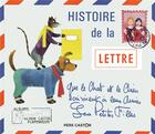 Couverture du livre « Histoire de la lettre que le chat et le chien... » de Josef Apek aux éditions Pere Castor