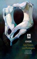 Couverture du livre « Les tristes ; les pontiques » de Ovide aux éditions Actes Sud