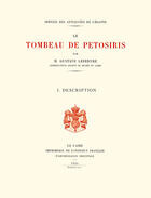 Couverture du livre « Le tombeau de petosiris a touna al-gebel, releve photographi » de Ncher/Corte/Gou aux éditions Ifao