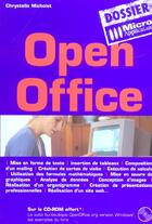 Couverture du livre « (V.9782300017162) Open Office » de Micholet Chrystelle aux éditions Micro Application