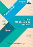 Couverture du livre « Corrige p3 bts2 cg » de Bihonda/Collet aux éditions Fontaine Picard