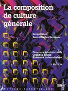Couverture du livre « La Composition De Culture Generale » de Serge Salon aux éditions Dalloz