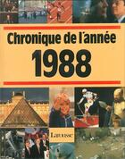 Couverture du livre « Chronique de l'année 1988 » de Editions Chronique aux éditions Éditions Chronique