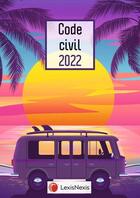 Couverture du livre « Code civil : jaquette purple van (édition 2022) » de Laurent Leveneur aux éditions Lexisnexis