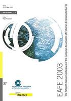 Couverture du livre « Eafe 2003 » de Regis Kalaydjian aux éditions Quae