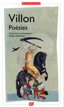 Couverture du livre « Poésies » de Francois Villon aux éditions Flammarion