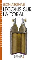 Couverture du livre « Leçons sur la torah » de Askenazi-L aux éditions Albin Michel