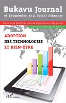 Couverture du livre « Adoption des technologies et bien être » de Bukavu Journal 3 aux éditions L'harmattan