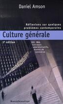 Couverture du livre « Culture générale (3e édition) » de Amson D. aux éditions Lgdj