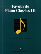 Couverture du livre « Favourite piano classics III » de  aux éditions Place Des Victoires/kmb