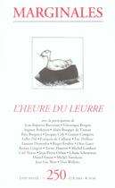 Couverture du livre « Marginales 250 l'heure du leurre » de  aux éditions Luce Wilquin
