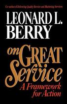 Couverture du livre « On Great Service » de Berry Leonard L aux éditions Simon & Schuster