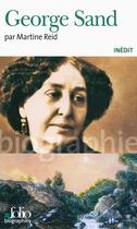 Couverture du livre « George Sand » de Martine Reid aux éditions Gallimard