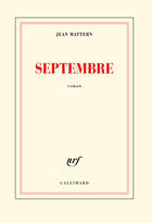 Couverture du livre « Septembre » de Jean Mattern aux éditions Gallimard