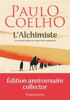 Couverture du livre « L'Alchimiste : Édition illustrée » de Paulo Coelho et Christoph Niemann aux éditions Flammarion