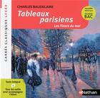 Couverture du livre « Tableaux parisiens ; les fleurs du mal » de Charles Baudelaire aux éditions Nathan