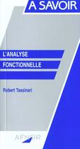 Couverture du livre « L'Analyse Fonctionnelle » de Tassinari aux éditions Afnor