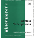 Couverture du livre « Aines noves 2 ; estudis vallespirencs » de  aux éditions Pu De Perpignan