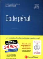 Couverture du livre « Code pénal (édition 2020) » de David Dechenaud aux éditions Lexisnexis
