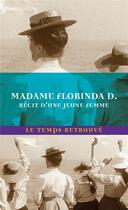 Couverture du livre « Récit d'une jeune femme » de Madame Florinda D. aux éditions Mercure De France