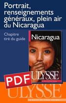 Couverture du livre « Portrait, renseignements généraux, plein air Nicaragua » de Carol Wood aux éditions Ulysse