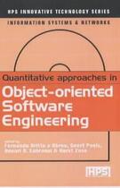 Couverture du livre « Quantitative Approaches In Objectoriented Software Engineering » de Zuse aux éditions Hermes Science Publications