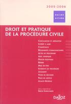 Couverture du livre « Droit Et Pratique De La Procedure Civile » de Serge Guinchard aux éditions Dalloz