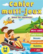 Couverture du livre « Cahier multi-jeux pour les vacances 6-8 ans - cahier d'activites pour les enfants de 6 a 8 ans. mots » de René Charpin aux éditions Books On Demand