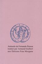 Couverture du livre « Antinoüs » de Fernando Pessoa aux éditions Fata Morgana