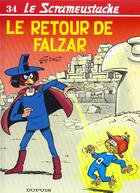 Couverture du livre « Le Scrameustache Tome 34 : le retour de Falzar » de Gos et Walt aux éditions Dupuis