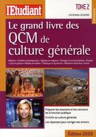 Couverture du livre « Le grand livre des QCM de culture générale t.2 (édition 2009) » de Catherina Catsaros aux éditions L'etudiant